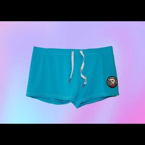 Vintage Diesel Spandex Blue Swim Shorts